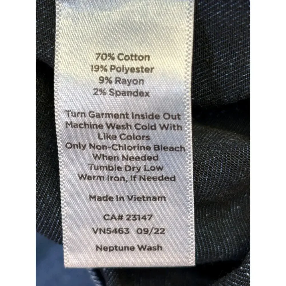 Talbots Jegging Crop Jeans Womens Size 6 Blue Mid Rise Denim Stretch *READ